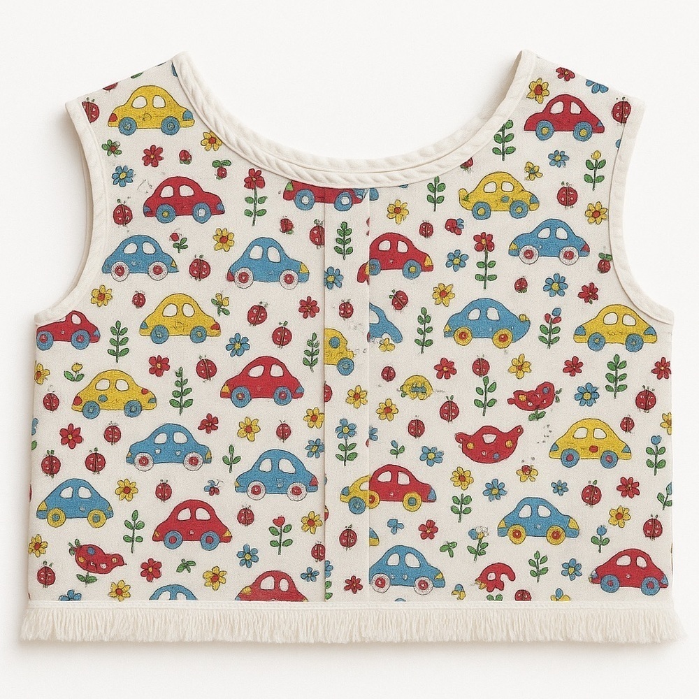 Retro Baby Tank Top With Volkswagen Buggies